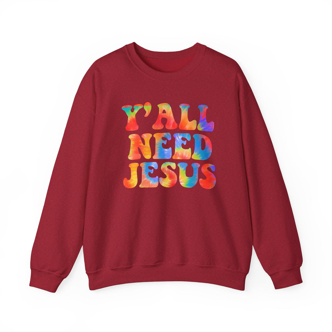 Y'All Need Jesus - Unisex Heavy Blend™ Crewneck Sweatshirt