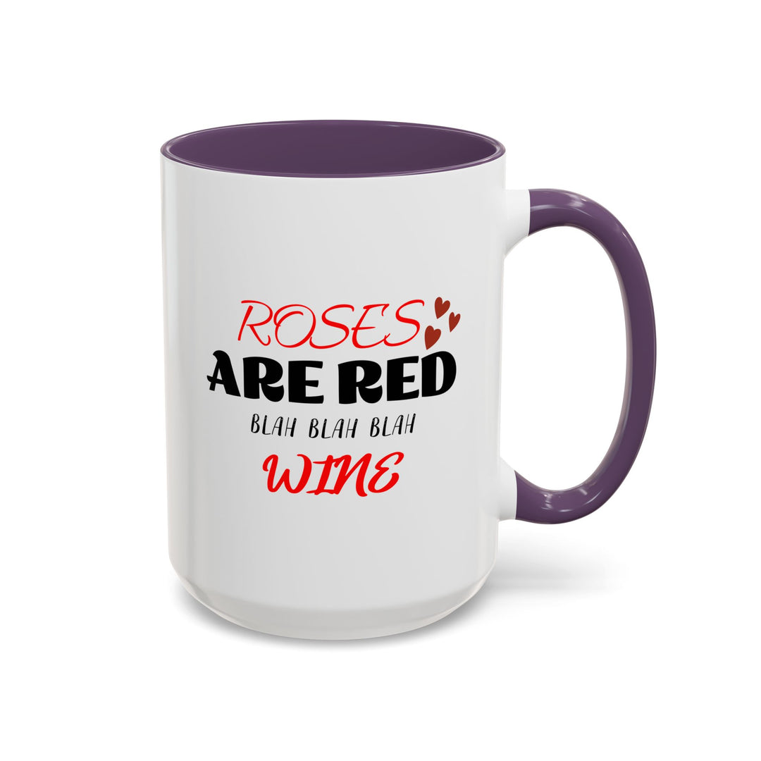 Blah Blah Blah Wine - Accent Coffee Mug (11, 15oz)