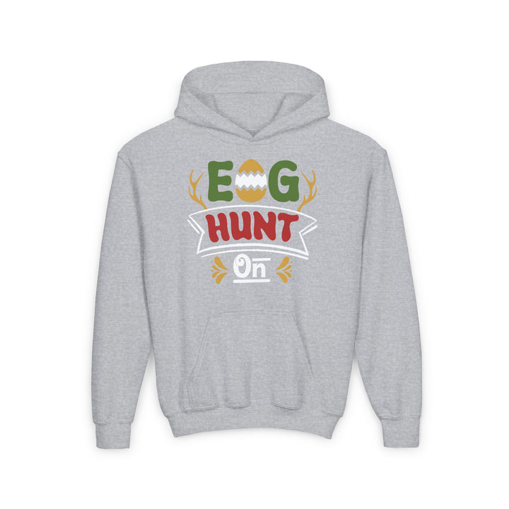 Egg Hunt - Youth Heavy Blend Hooded Sweatshirt