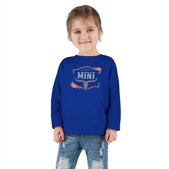 Skull Mini - Toddler Long Sleeve Tee