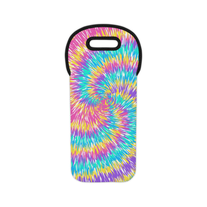 Pink & Blue Tie Dye - Wine Tote Bag