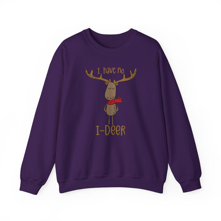 I Have No I-Deer - Unisex Heavy Blend™ Crewneck Sweatshirt