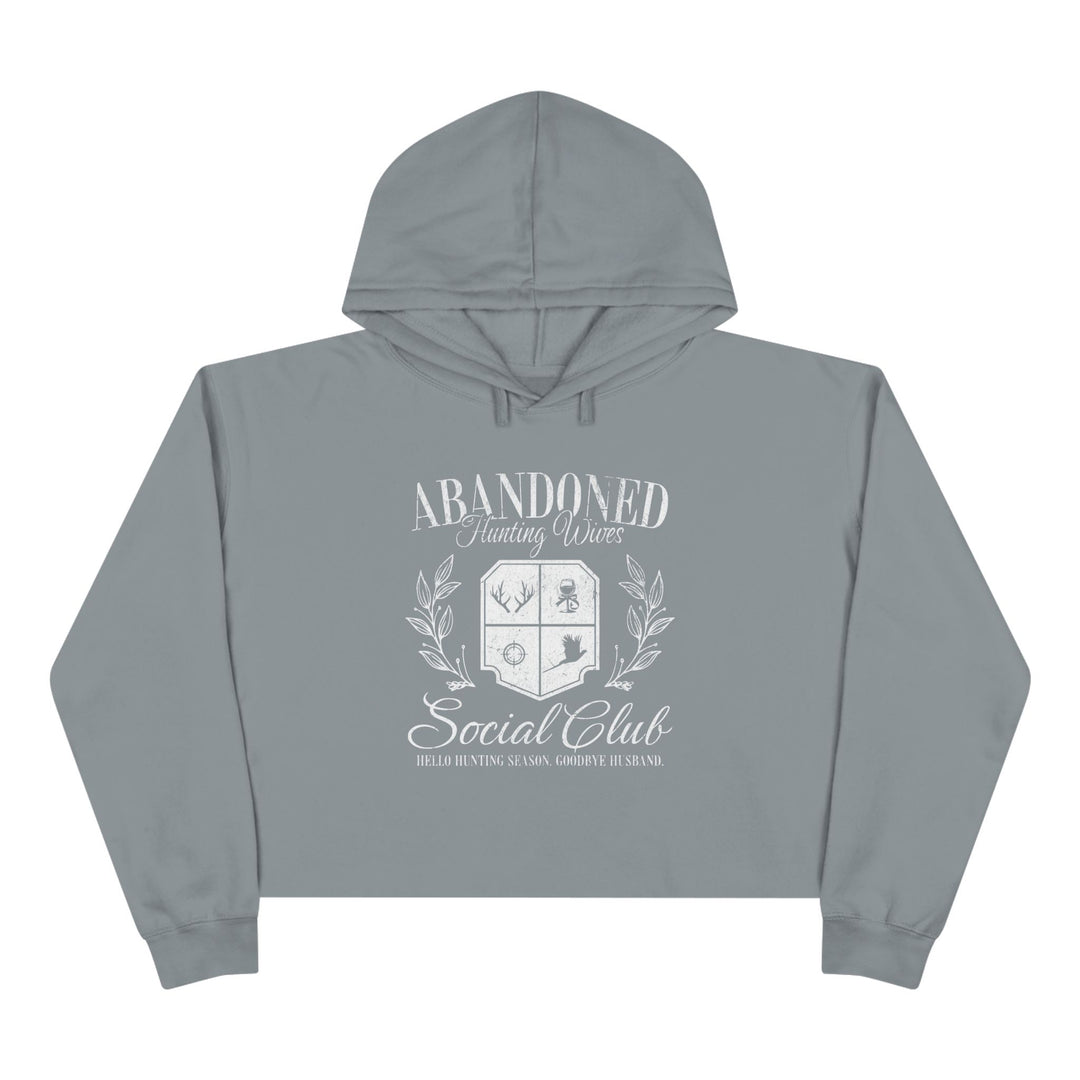 Abandoned Hunting Wives- Crop Hoodie