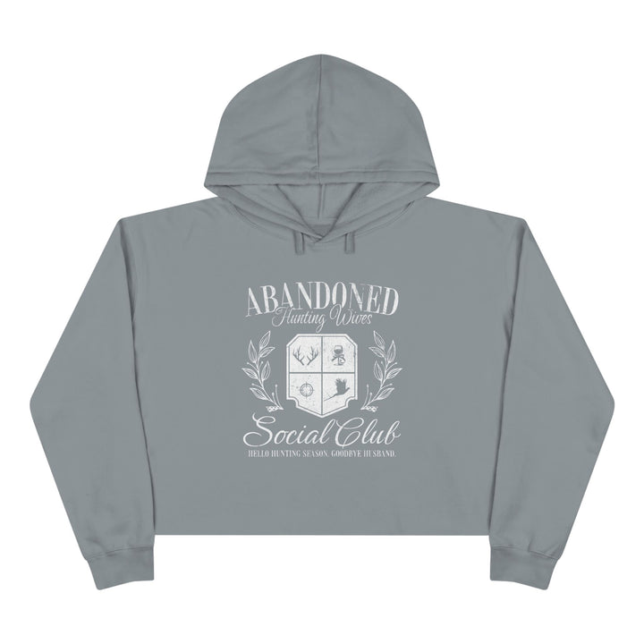 Abandoned Hunting Wives- Crop Hoodie
