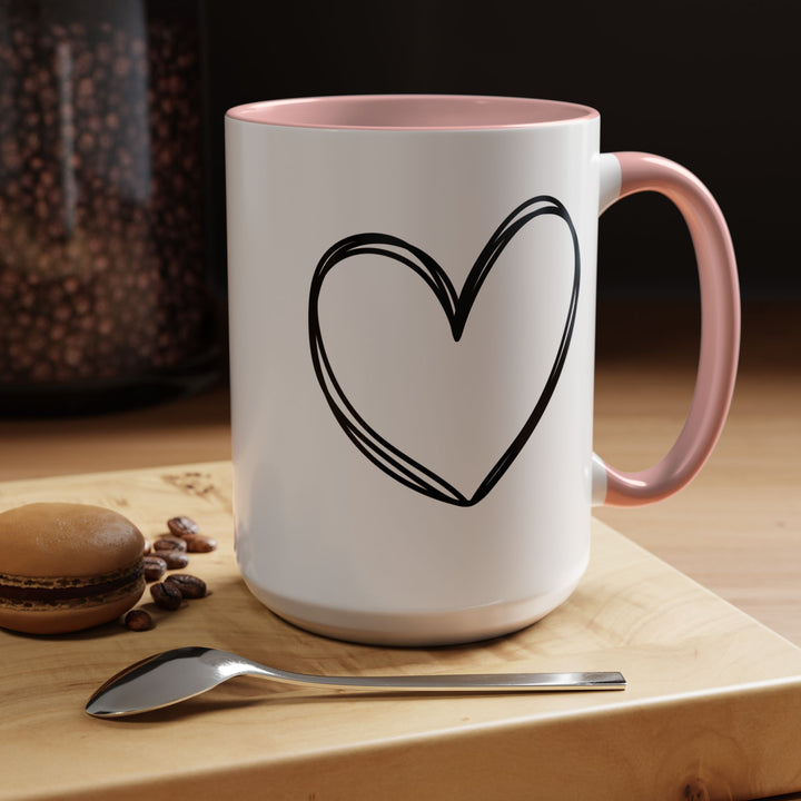 Heart - Accent Coffee Mug (11, 15oz)