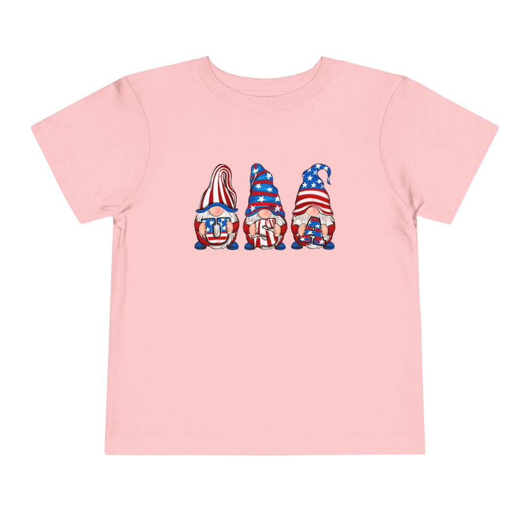 4th Of July Gnomes - Toddler Short Sleeve Tee