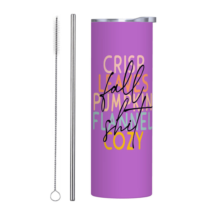 Fall Sh*t - Straw Water Bottle Drinkware