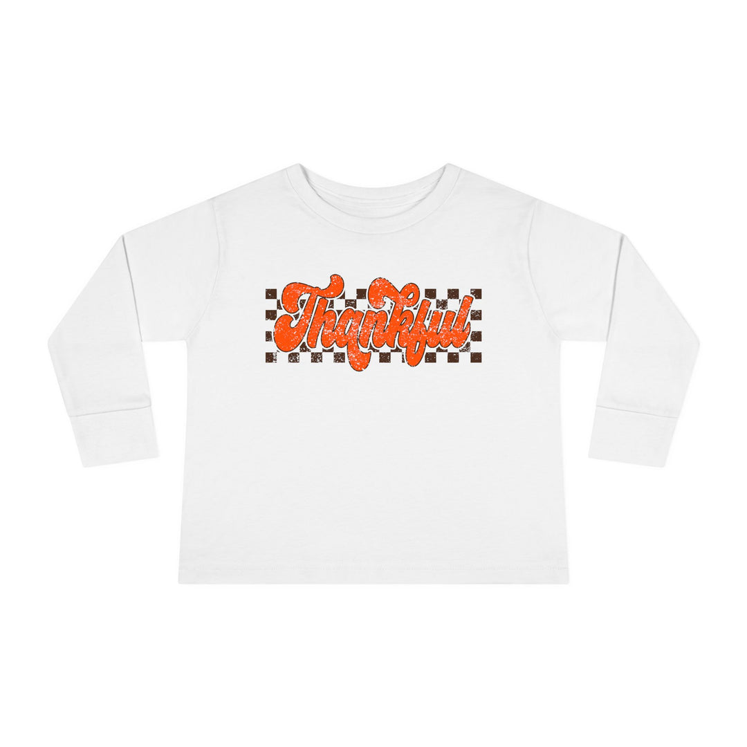 Retro Thankful - Toddler Long Sleeve Tee