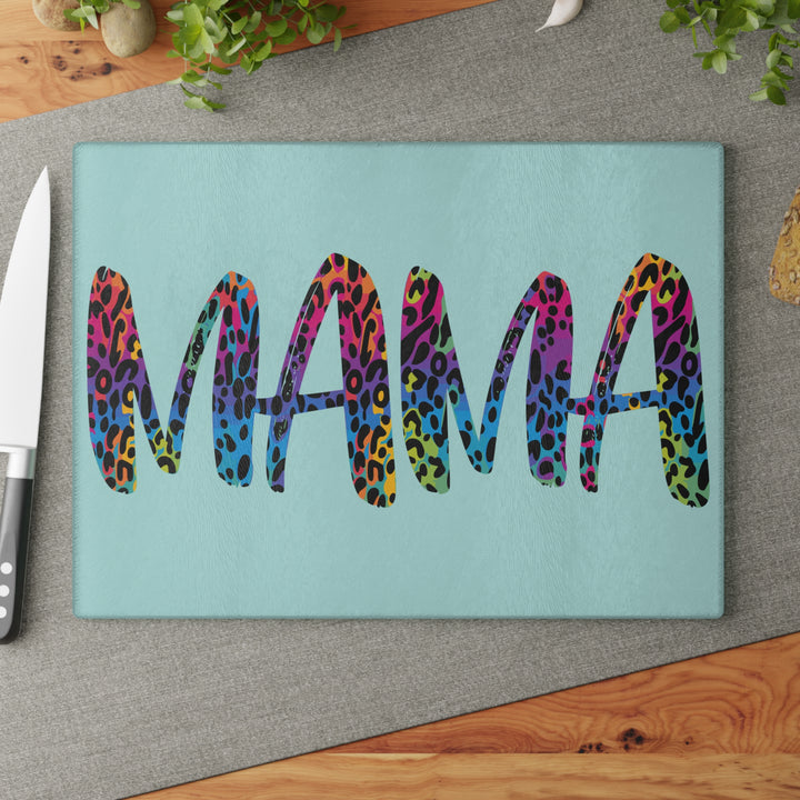 Mama - Glass Cutting Board