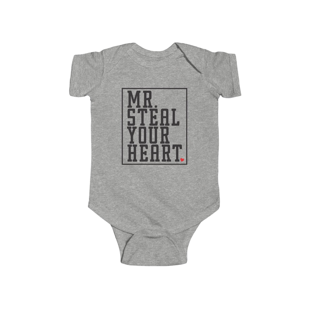 Mr. Steal Your Heart - Infant Fine Jersey Bodysuit