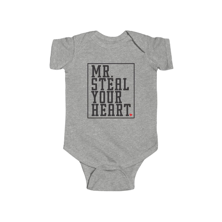 Mr. Steal Your Heart - Infant Fine Jersey Bodysuit