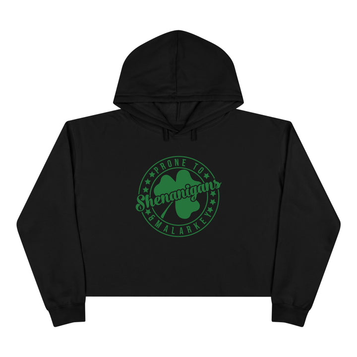 Shenanigans & Malarky - Crop Hoodie