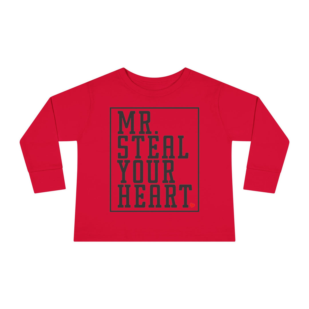 Mr. Steal Your Heart - Toddler Long Sleeve Tee