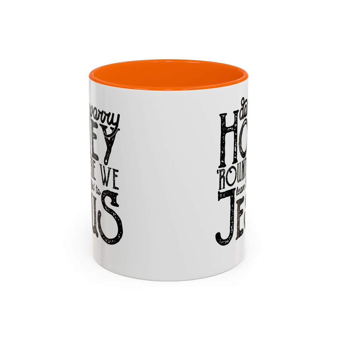 Judgin To Jesus - Accent Coffee Mug (11, 15oz)