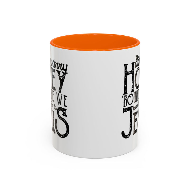 Judgin To Jesus - Accent Coffee Mug (11, 15oz)