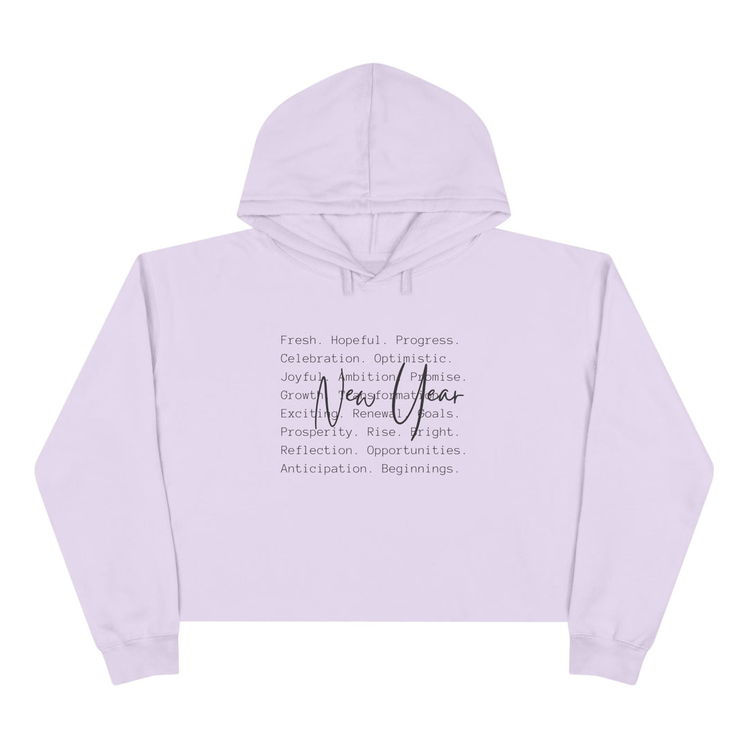 New Year Optimism - Crop Hoodie