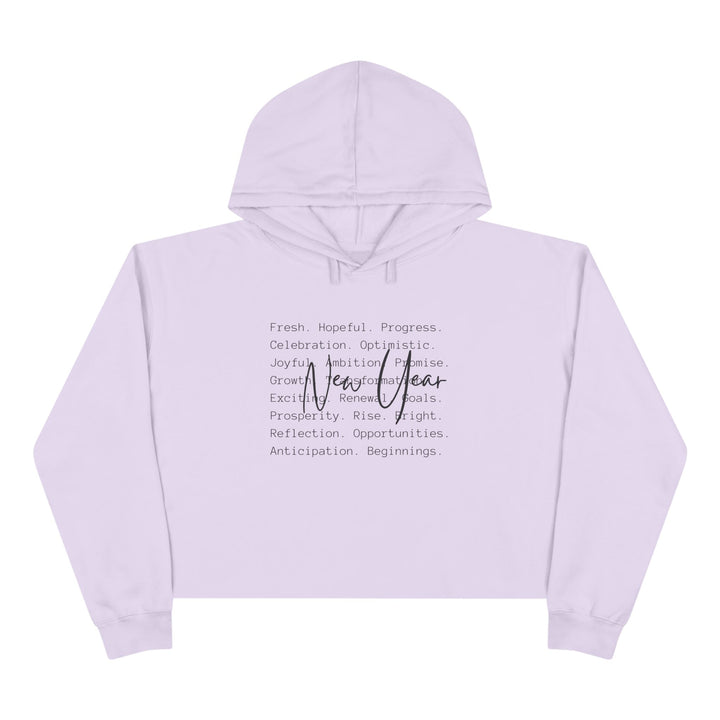 New Year Optimism - Crop Hoodie