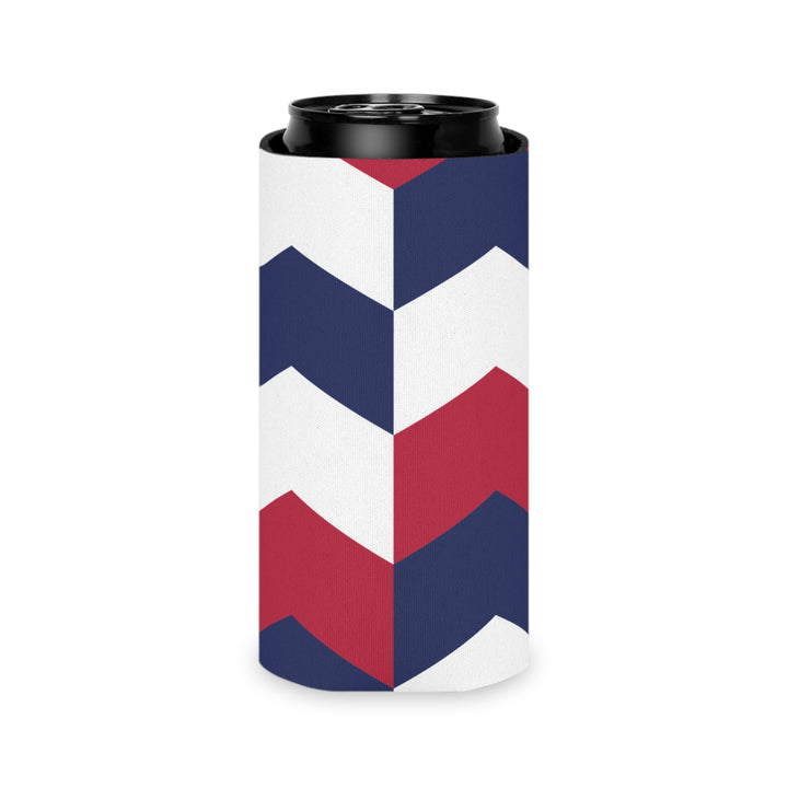 Patriotic Abstract - Can Cooler