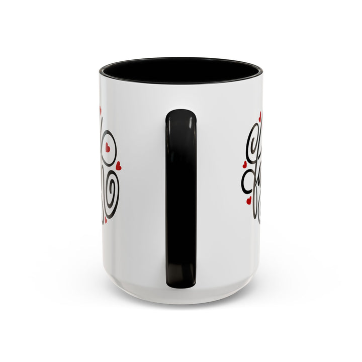 Faith Hearts - Accent Coffee Mug (11, 15oz)