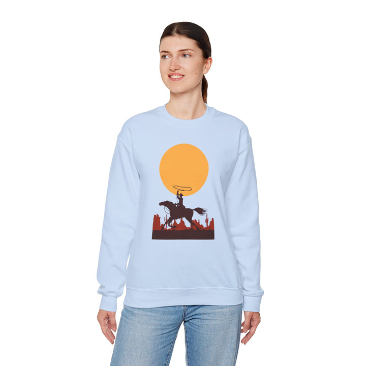 Roping The Moon - Unisex Heavy Blend™ Crewneck Sweatshirt