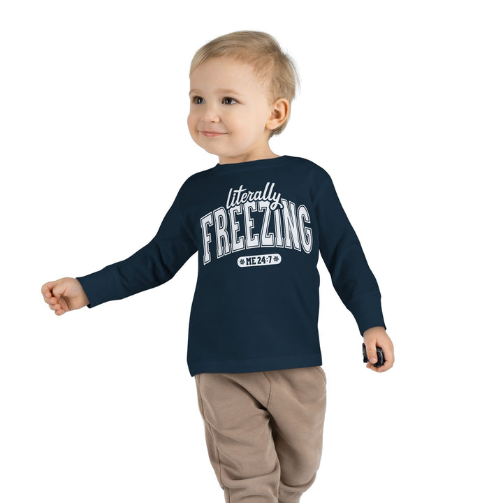 Literally Freezing - Toddler Long Sleeve Tee