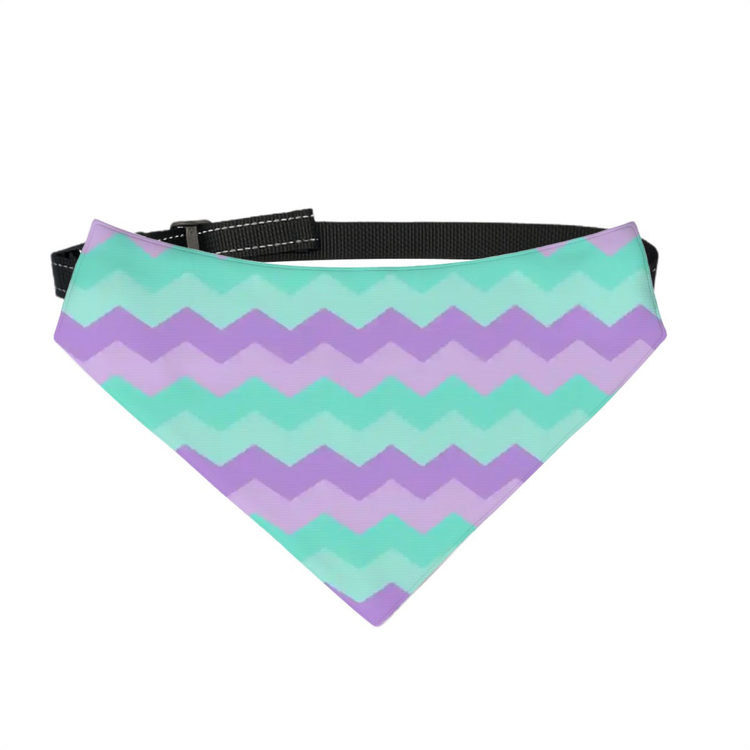 Easter Chevron - Dog Bandanas Double Sided with Buckle