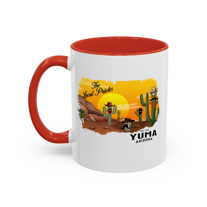 Local Pricks - Accent Coffee Mug (11, 15oz)