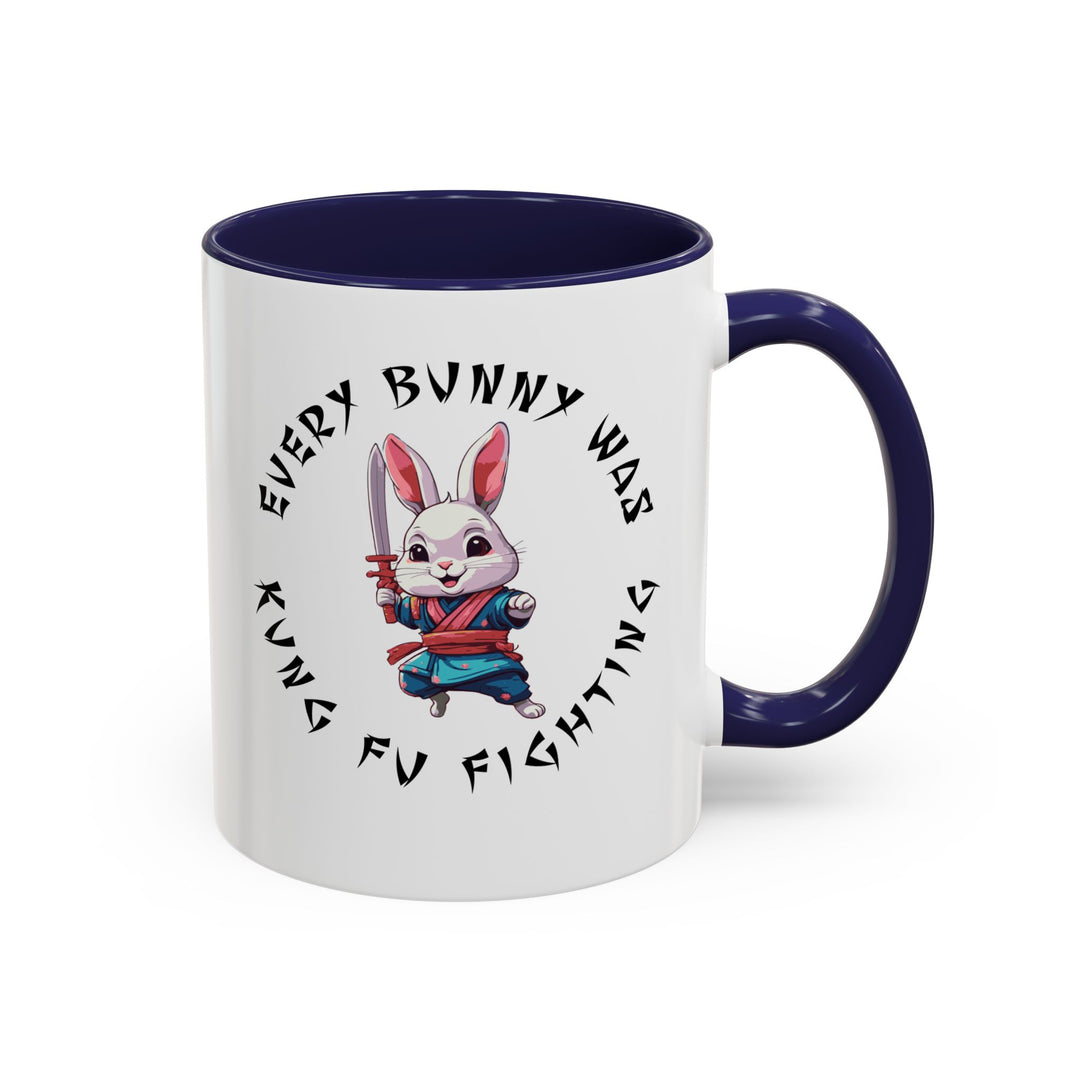 Kung Fu Fighting - Accent Coffee Mug (11, 15oz)