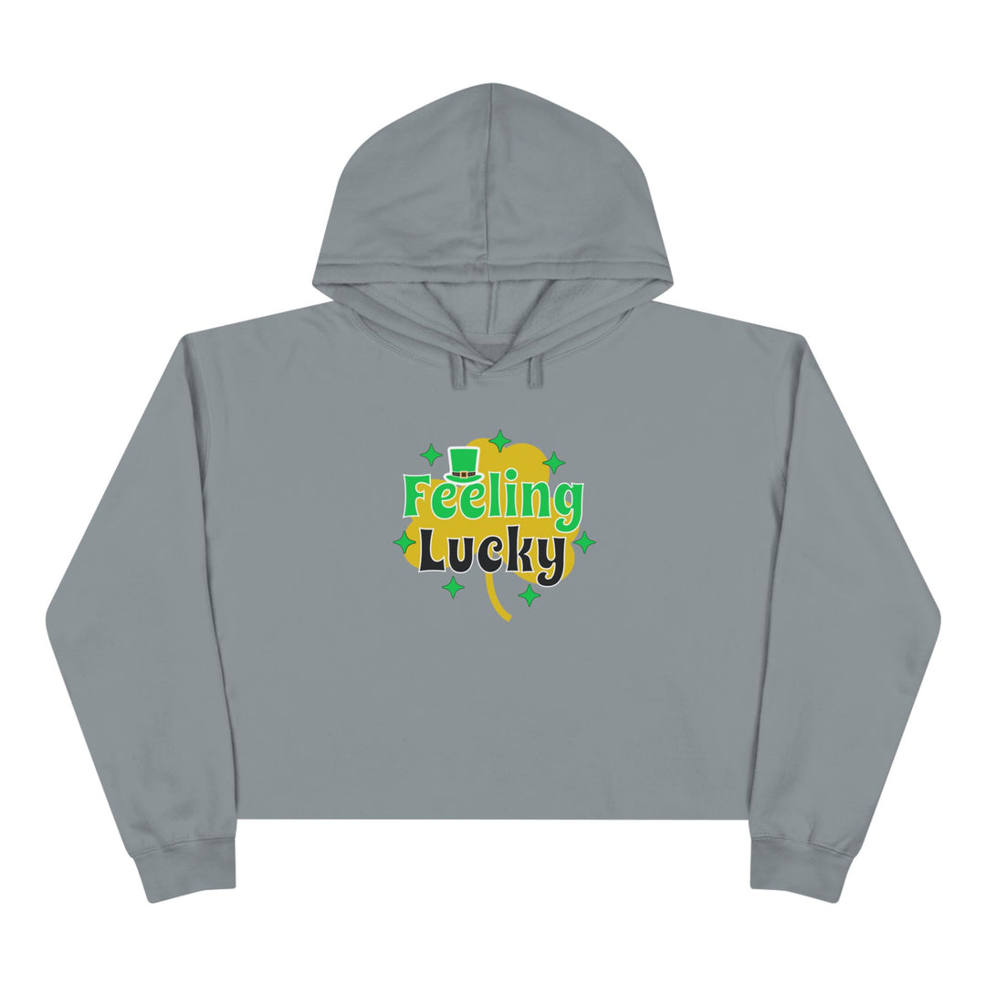 Feeling Lucky - Crop Hoodie