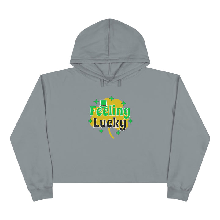 Feeling Lucky - Crop Hoodie