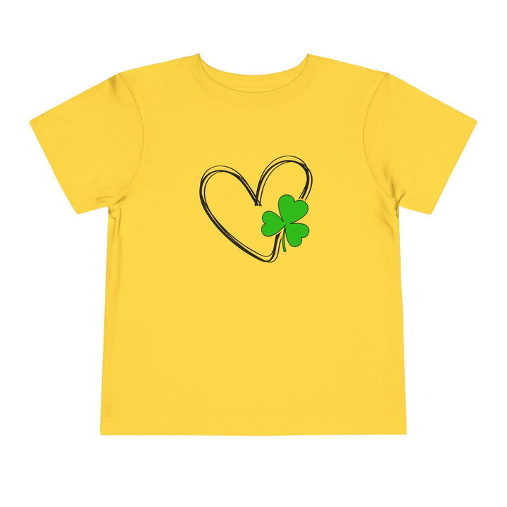 Heart & Clover - Toddler Short Sleeve Tee