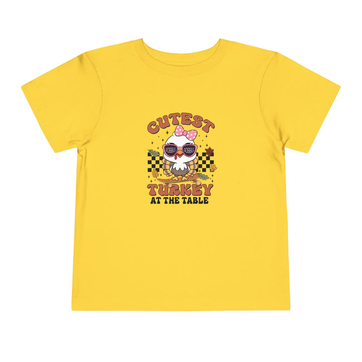Cutest Turkey Girls -Toddler Short Sleeve Tee