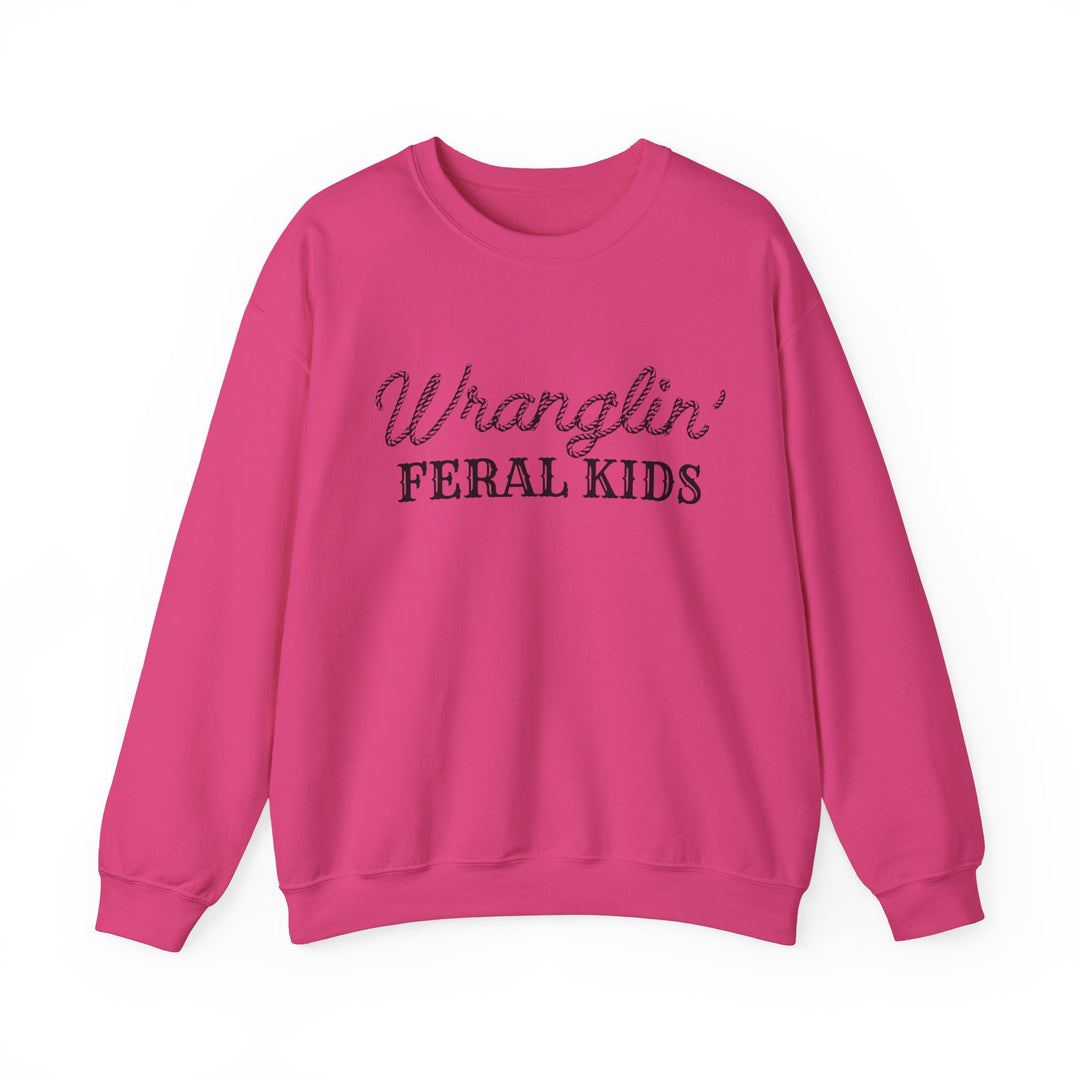 Wranglin Feral Kids - Unisex Heavy Blend™ Crewneck Sweatshirt