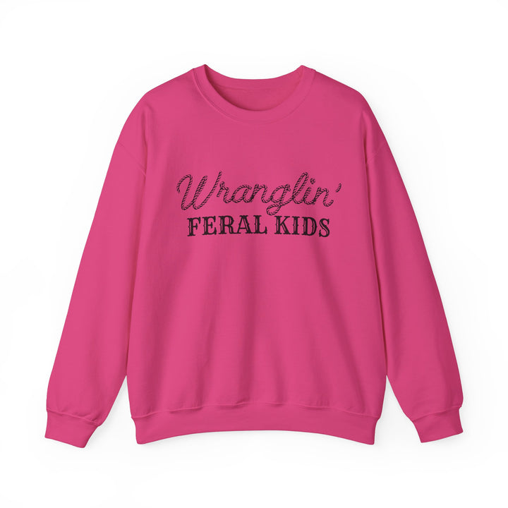 Wranglin Feral Kids - Unisex Heavy Blend™ Crewneck Sweatshirt