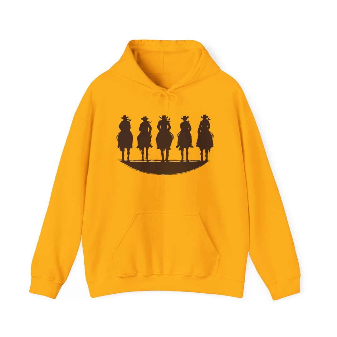 Cowboy Silhouette - Unisex Heavy Blend™ Hooded Sweatshirt