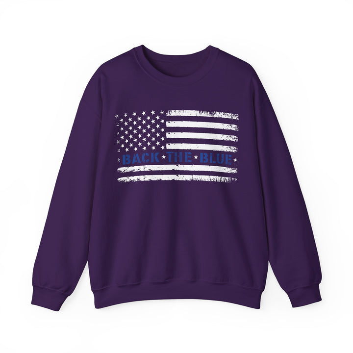 Back The Blue - Unisex Heavy Blend™ Crewneck Sweatshirt