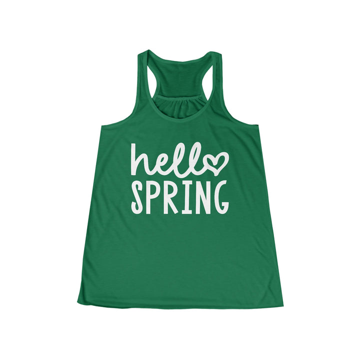 Hello Spring - Women's Flowy Racerback Tank