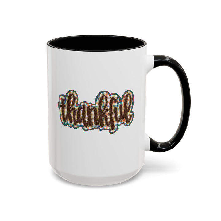 Thankful - Accent Coffee Mug (11, 15oz)
