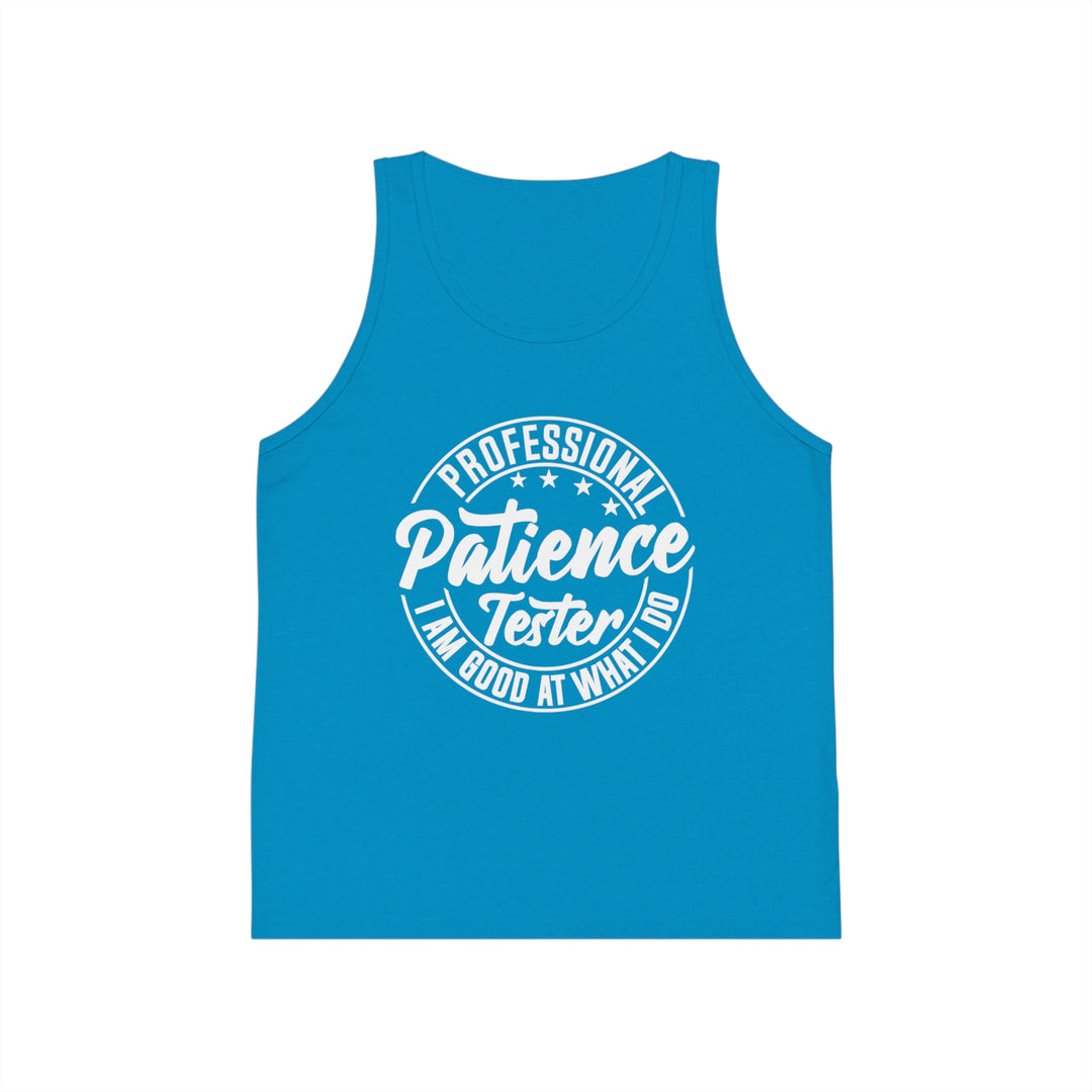 Professional Patience Tester - Kid's Jersey Tank Top