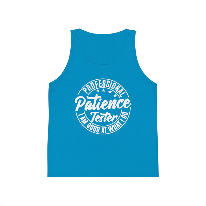 Professional Patience Tester - Kid's Jersey Tank Top
