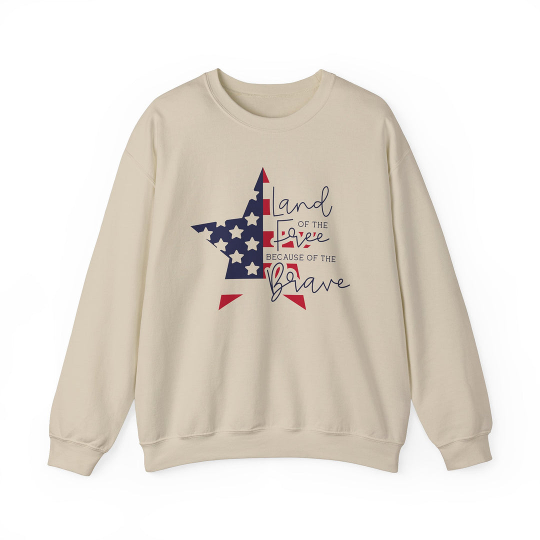Land Of The Free - Unisex Heavy Blend™ Crewneck Sweatshirt
