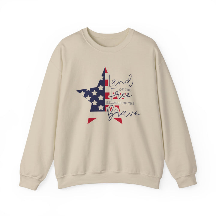 Land Of The Free - Unisex Heavy Blend™ Crewneck Sweatshirt