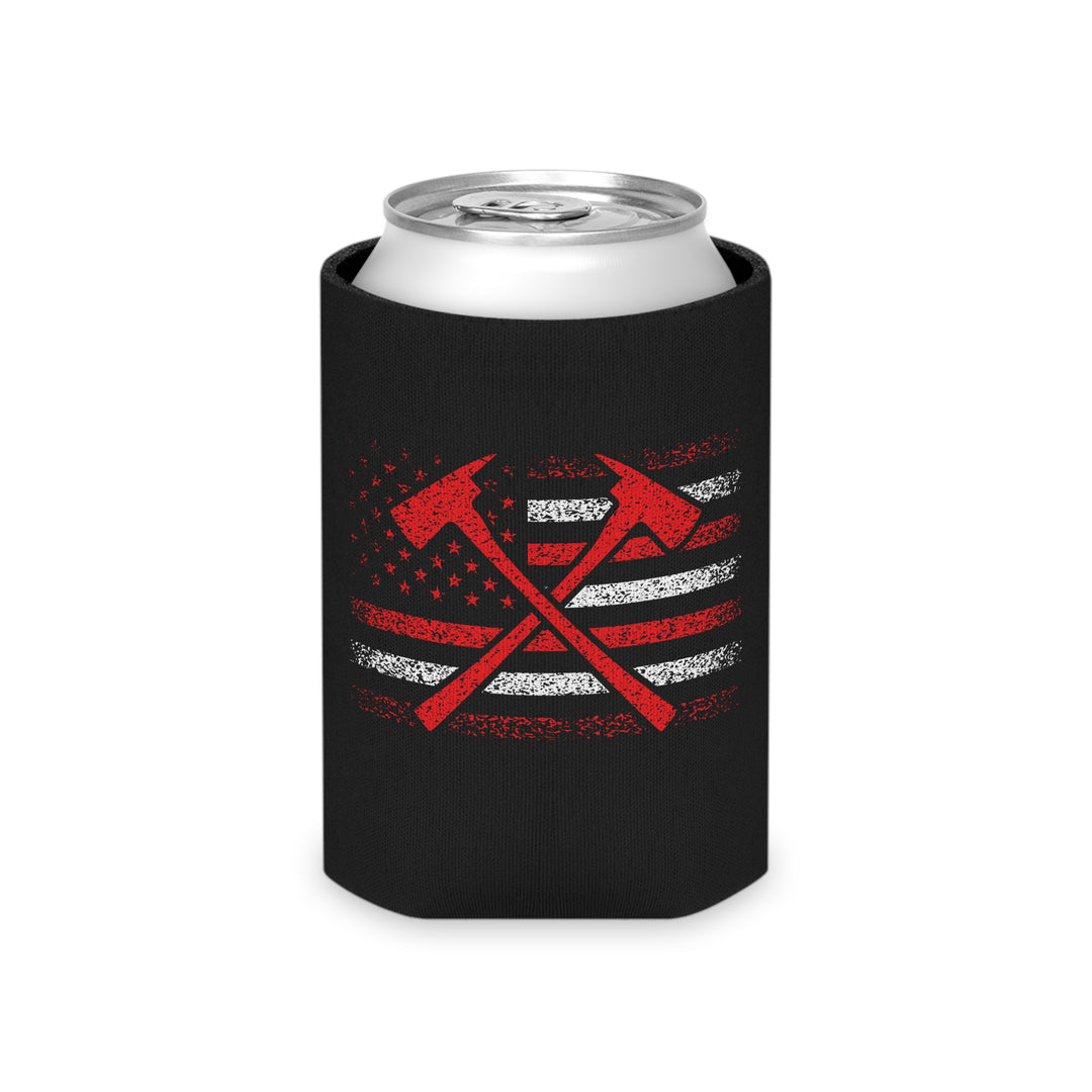 Firefighter American Flag - Can Cooler