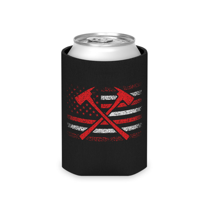 Firefighter American Flag - Can Cooler