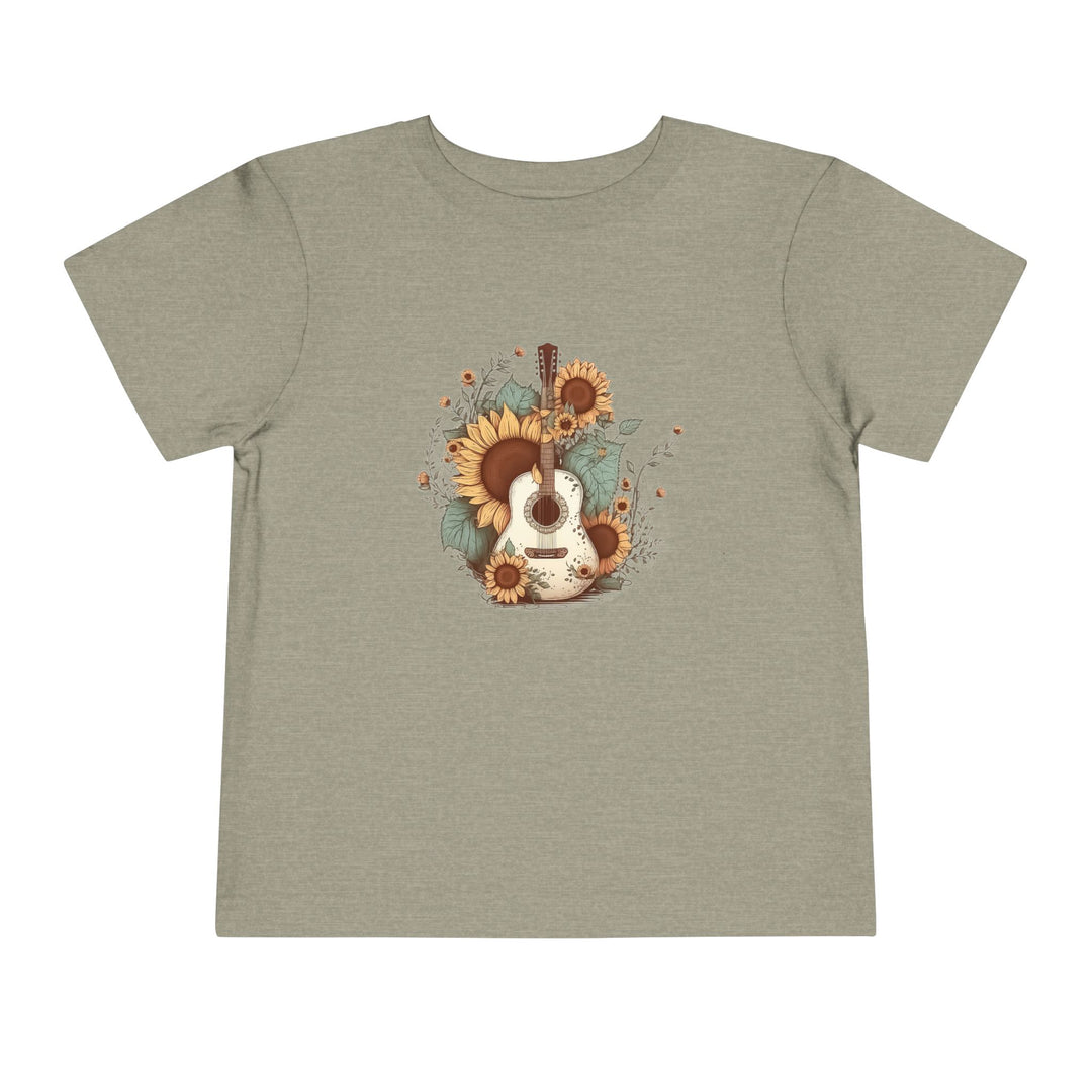 Sunflower Guitar - Toddler Short Sleeve Tee