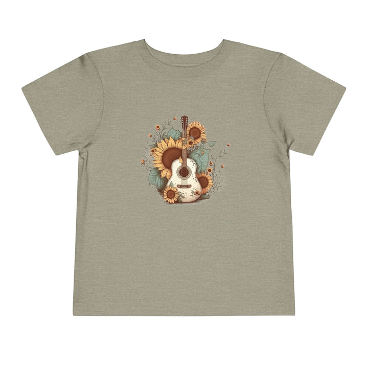 Sunflower Guitar - Toddler Short Sleeve Tee