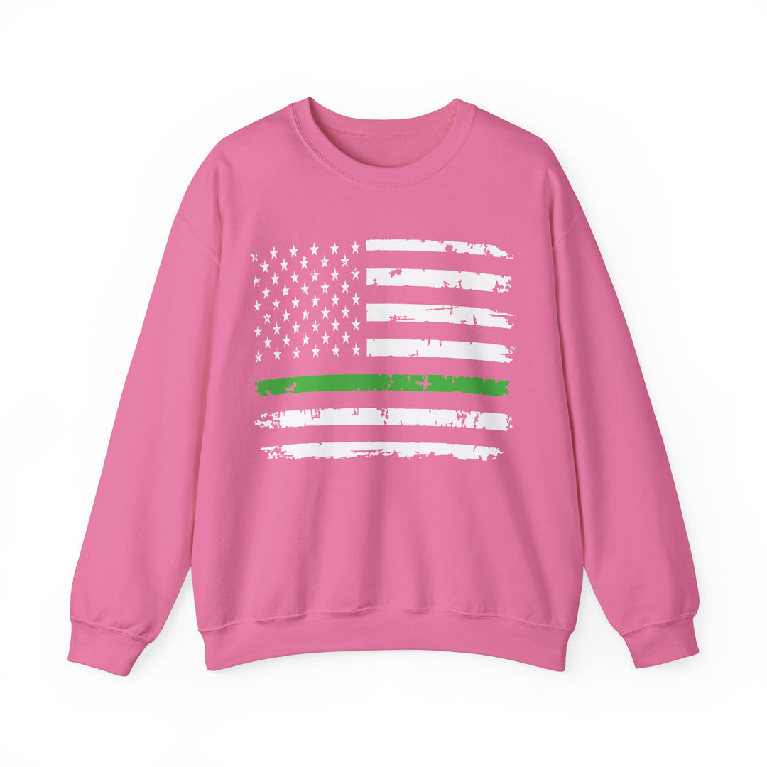 Green Line Flag - Unisex Heavy Blend™ Crewneck Sweatshirt