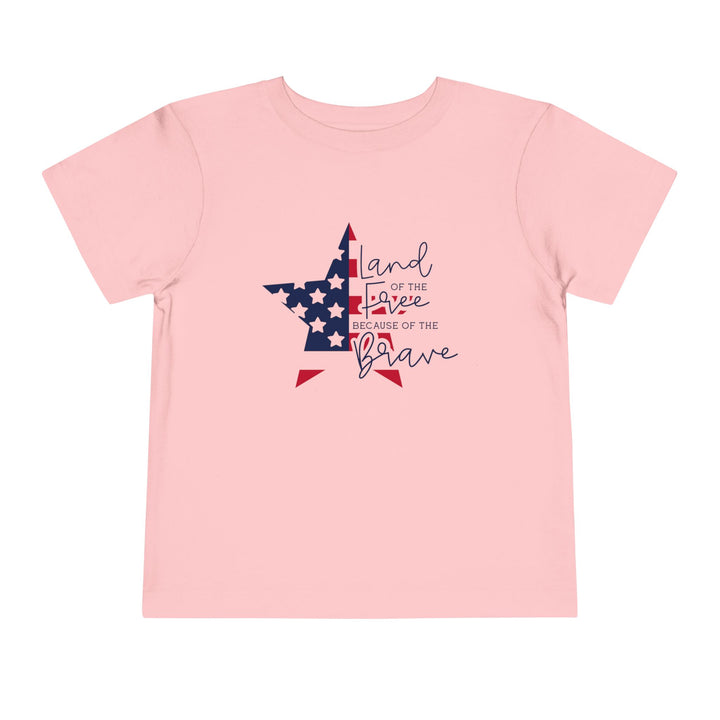 Land Of The Free - Toddler Short Sleeve Tee