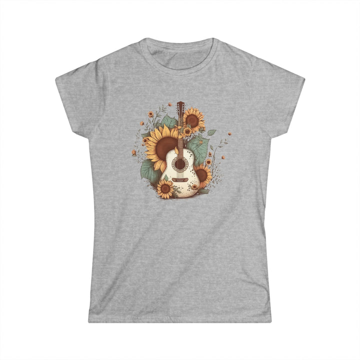 Sunflower Guitar - Women's Softstyle Tee