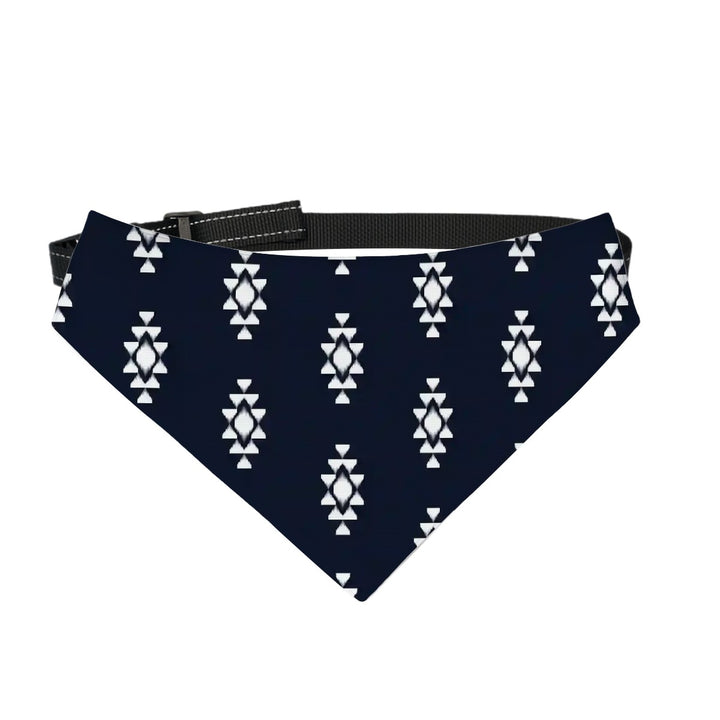 Black Tribal - Dog Bandanas Double Sided with Buckle